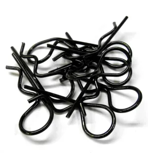 L11605L Black Large 35mm Long Body Cover Post R Clips Pins Secure Shell 1/5 1/8