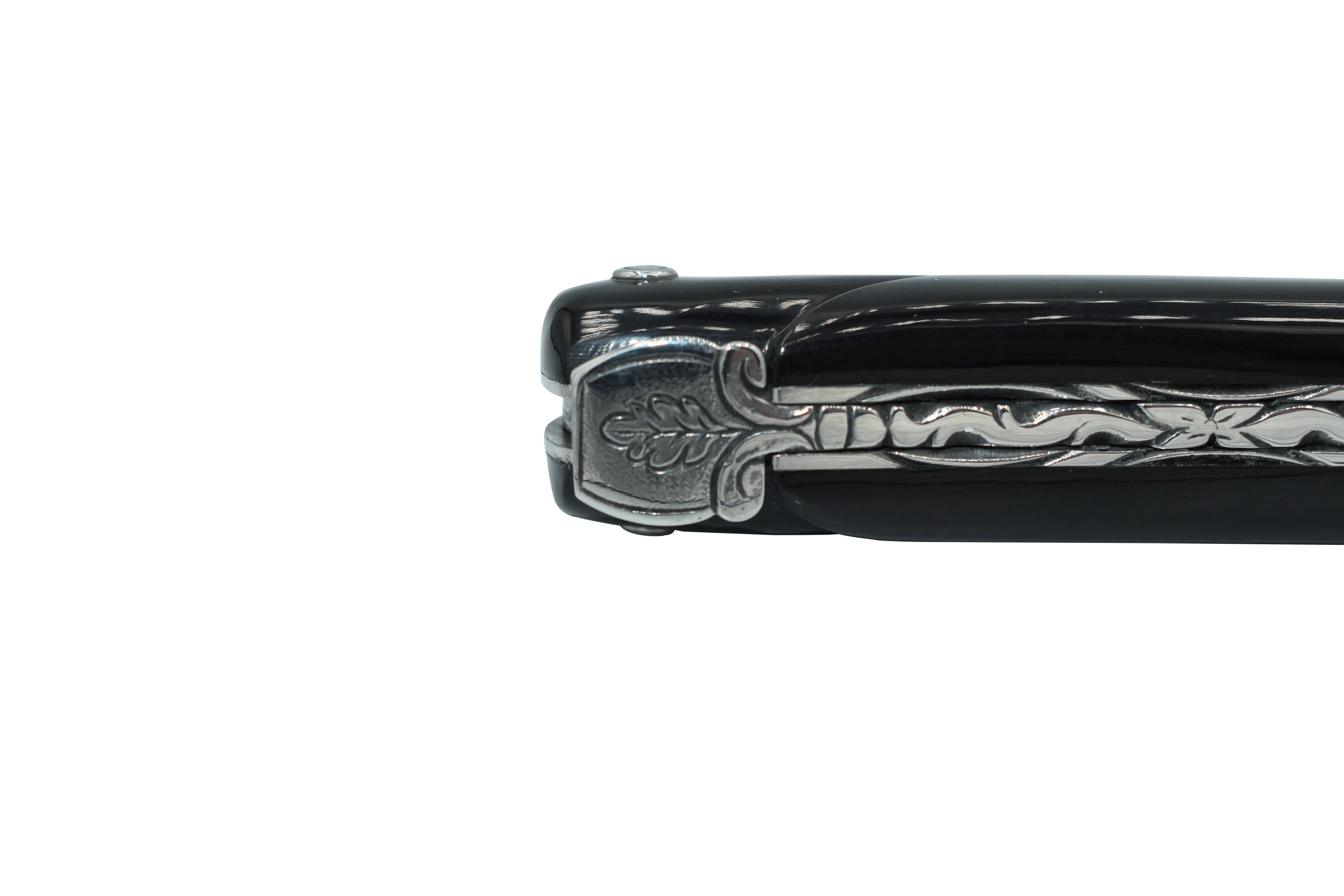 Laguiole en Aubrac Handcrafted Limited Edition Rough Forged Blade Multipurpose Knife, Full Buffalo Handle & Oak Leaf Bee, 4.75 inches