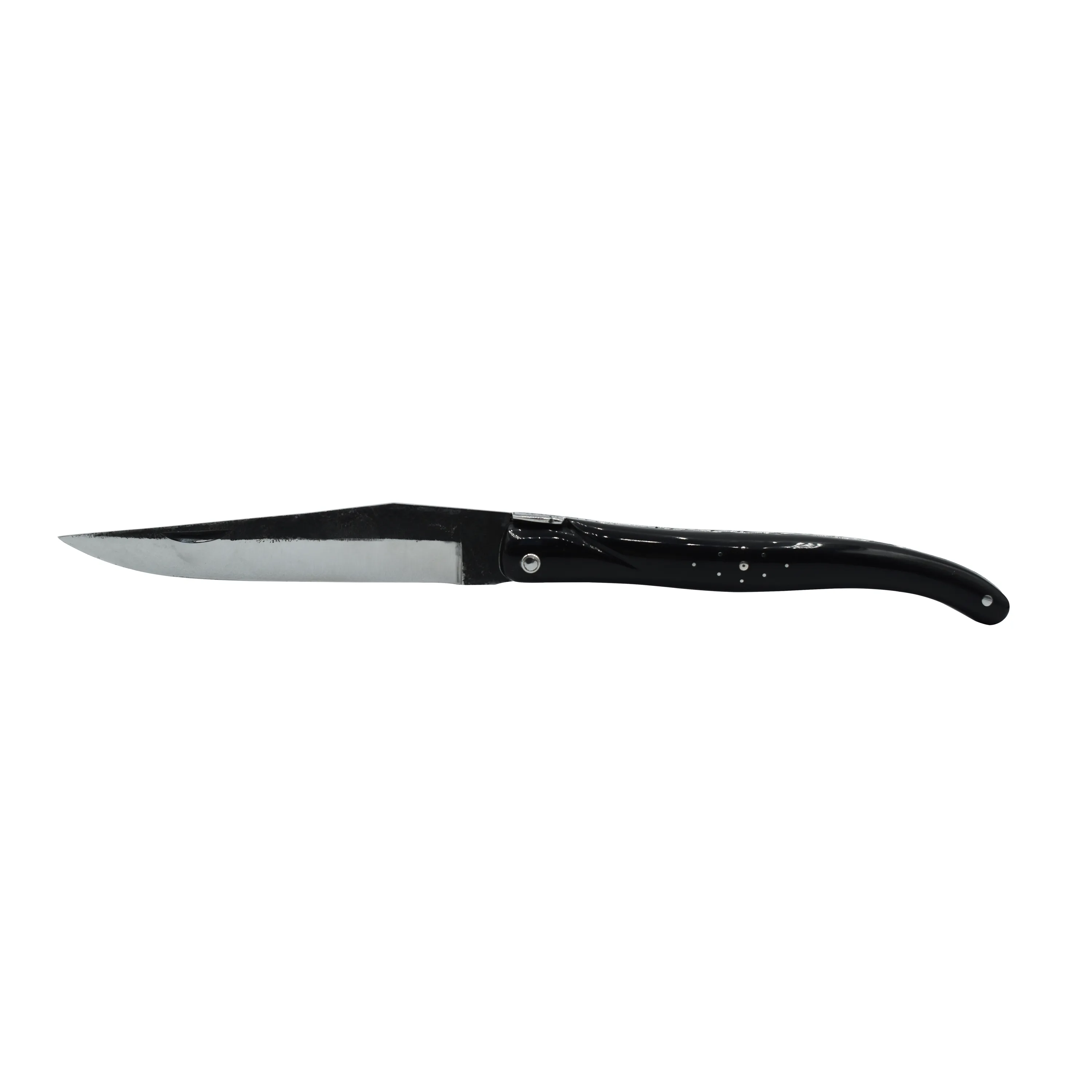 Laguiole en Aubrac Handcrafted Limited Edition Rough Forged Blade Multipurpose Knife, Full Buffalo Handle & Oak Leaf Bee, 4.75 inches
