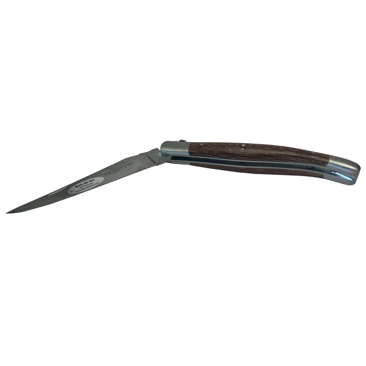 Laguiole en Aubrac Handcrafted Plates Multipurpose Knife, Iron Wood Handle, 4.75-Inches