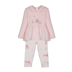 LAPIN HOUSE -  Swan Legging Set - Pink