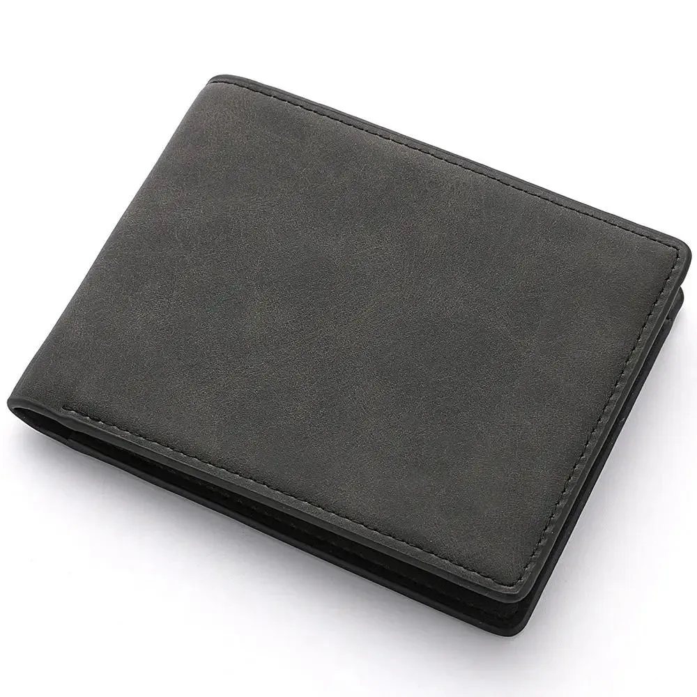 Large-Capacity Folding PU Leather Wallet