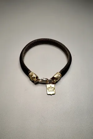 LEATHER LION BRACELET