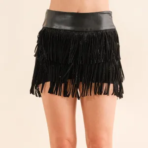 LEATHER SHORT