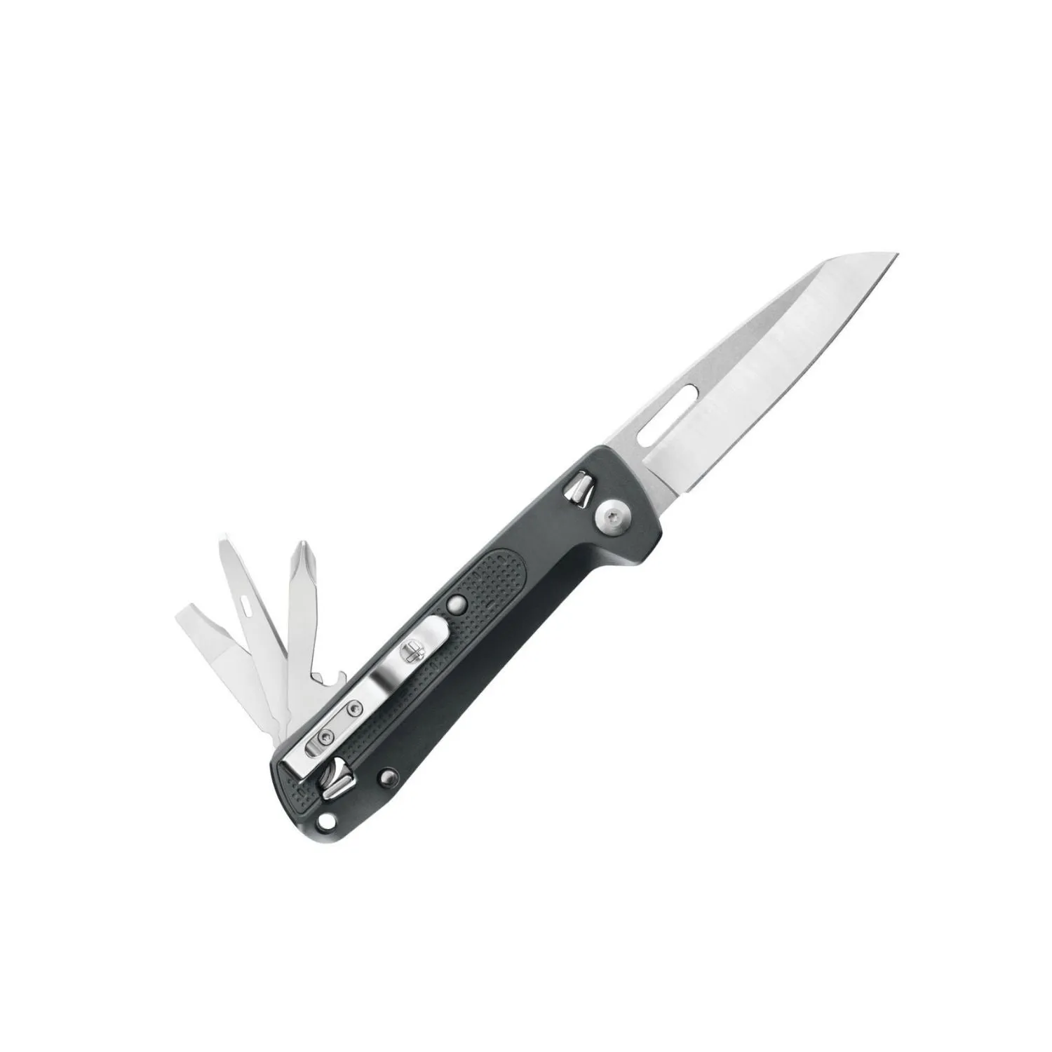 Leatherman FREE K2 Multi-Tool Knife 420HC  S/S Blade 8 Tools - Silver - Box