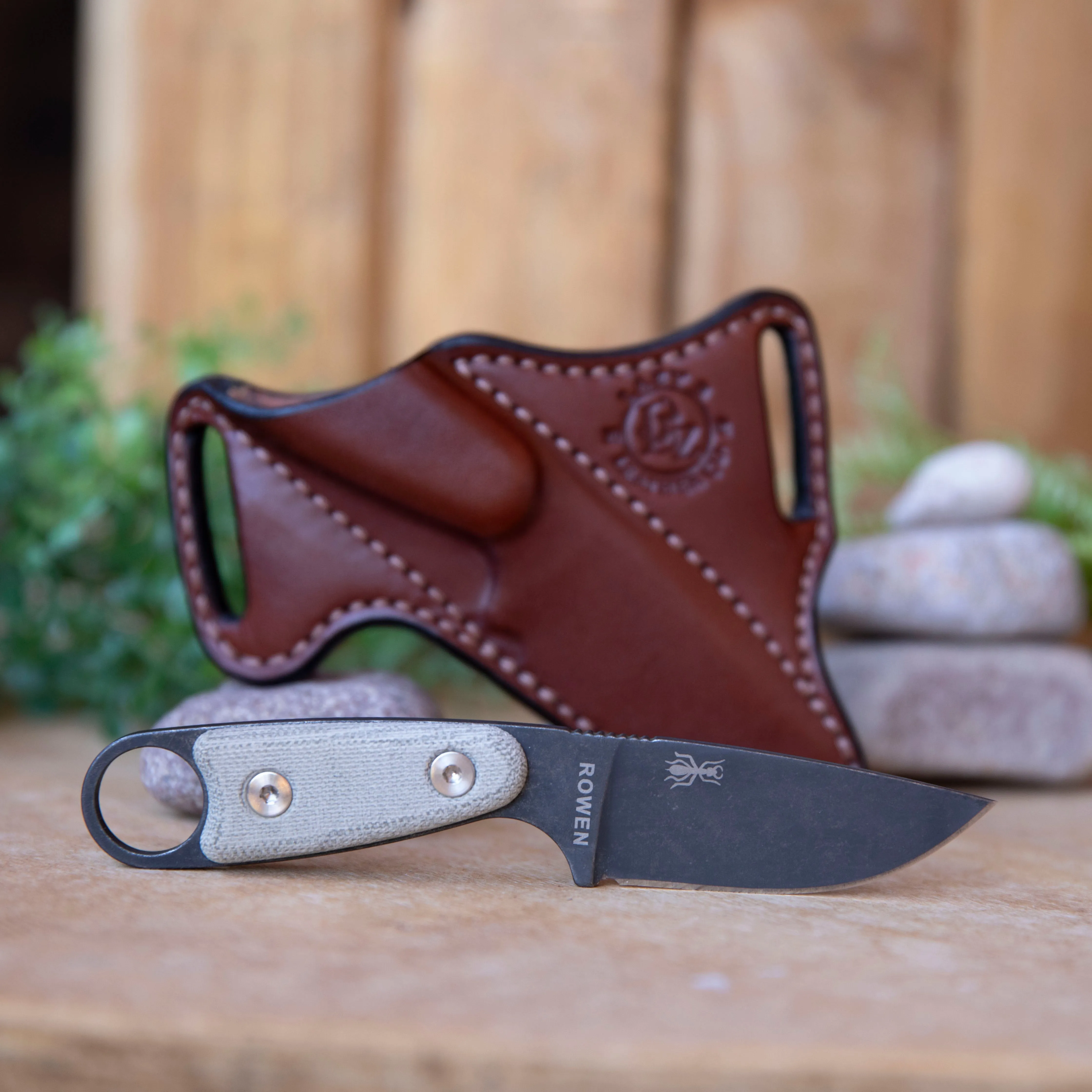 Left Handed Esee Izula with 55 Scout Carry Sheath