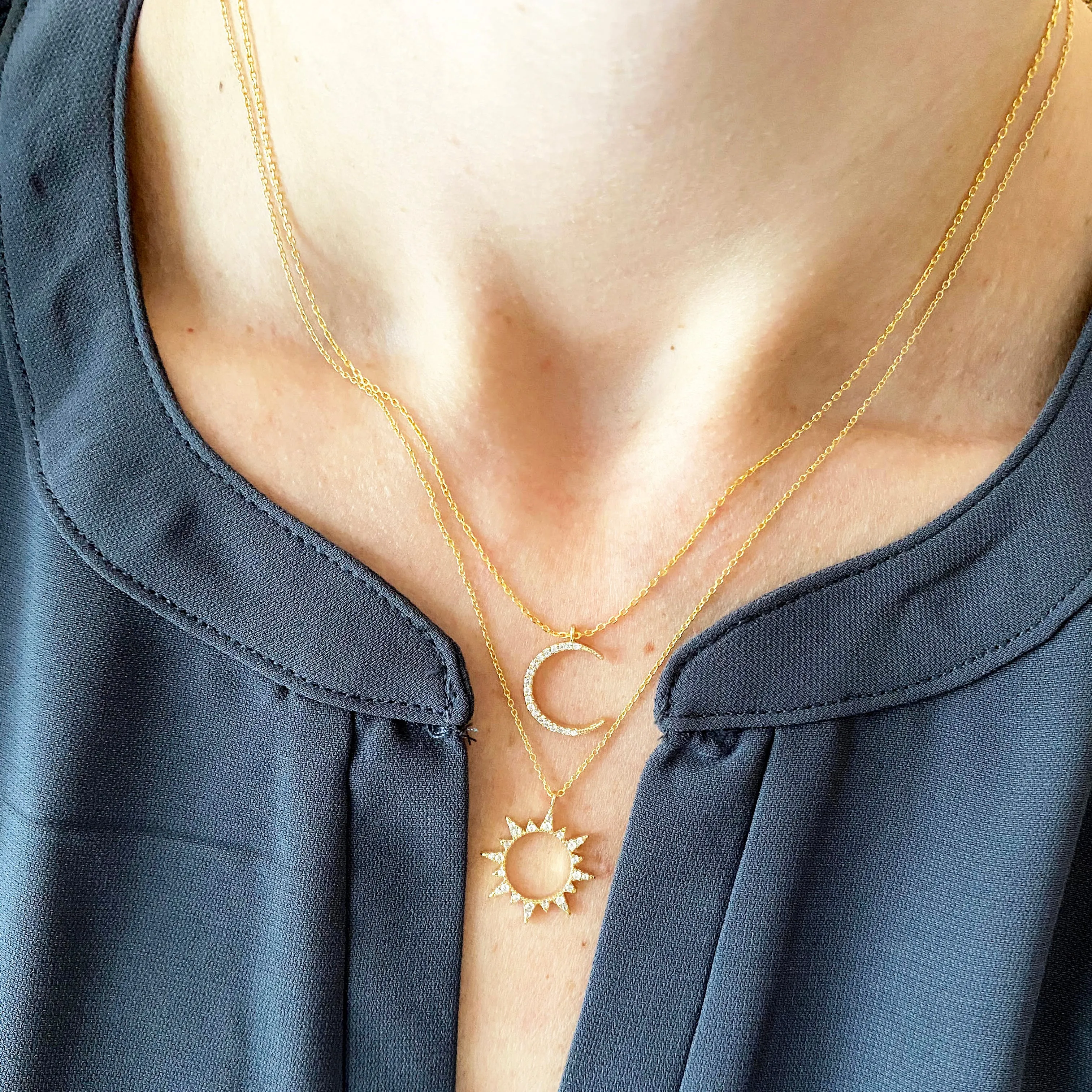 Like Night & Day Necklace • Sun