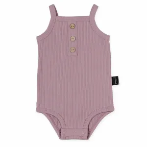 Lilac Rib Singlet Bodysuit