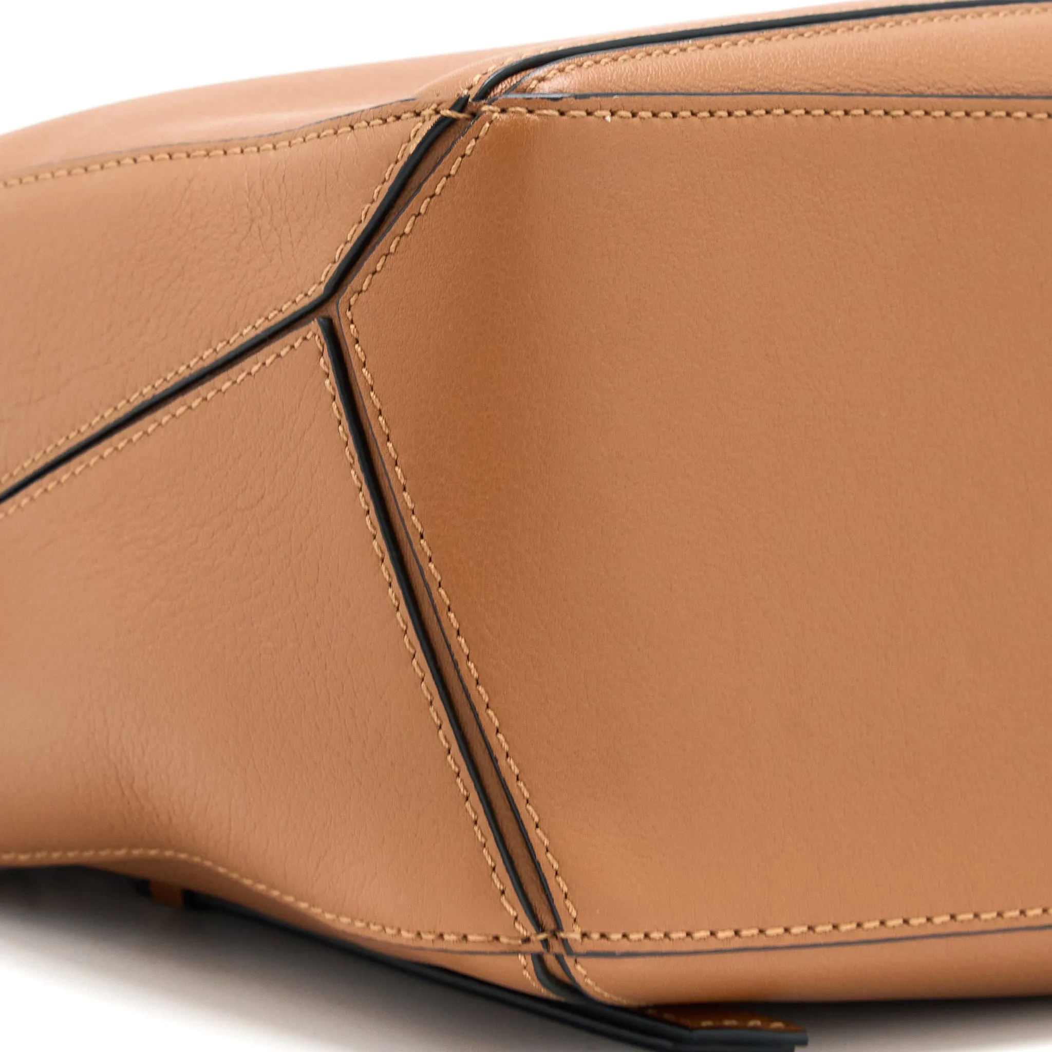 Loewe Small Puzzle Bag Classic Calfskin Tan SHW