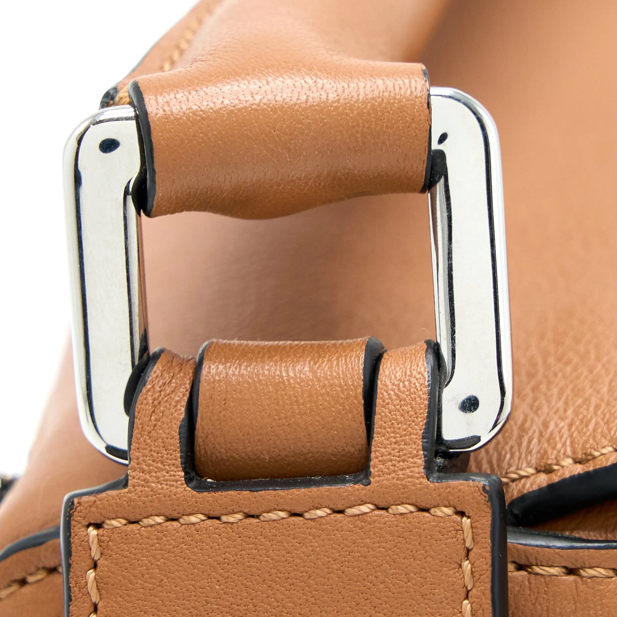 Loewe Small Puzzle Bag Classic Calfskin Tan SHW