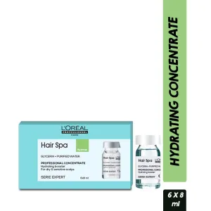 L'Oreal Professionnel Hair Spa Hydrating Concentrate (Pack of 6)