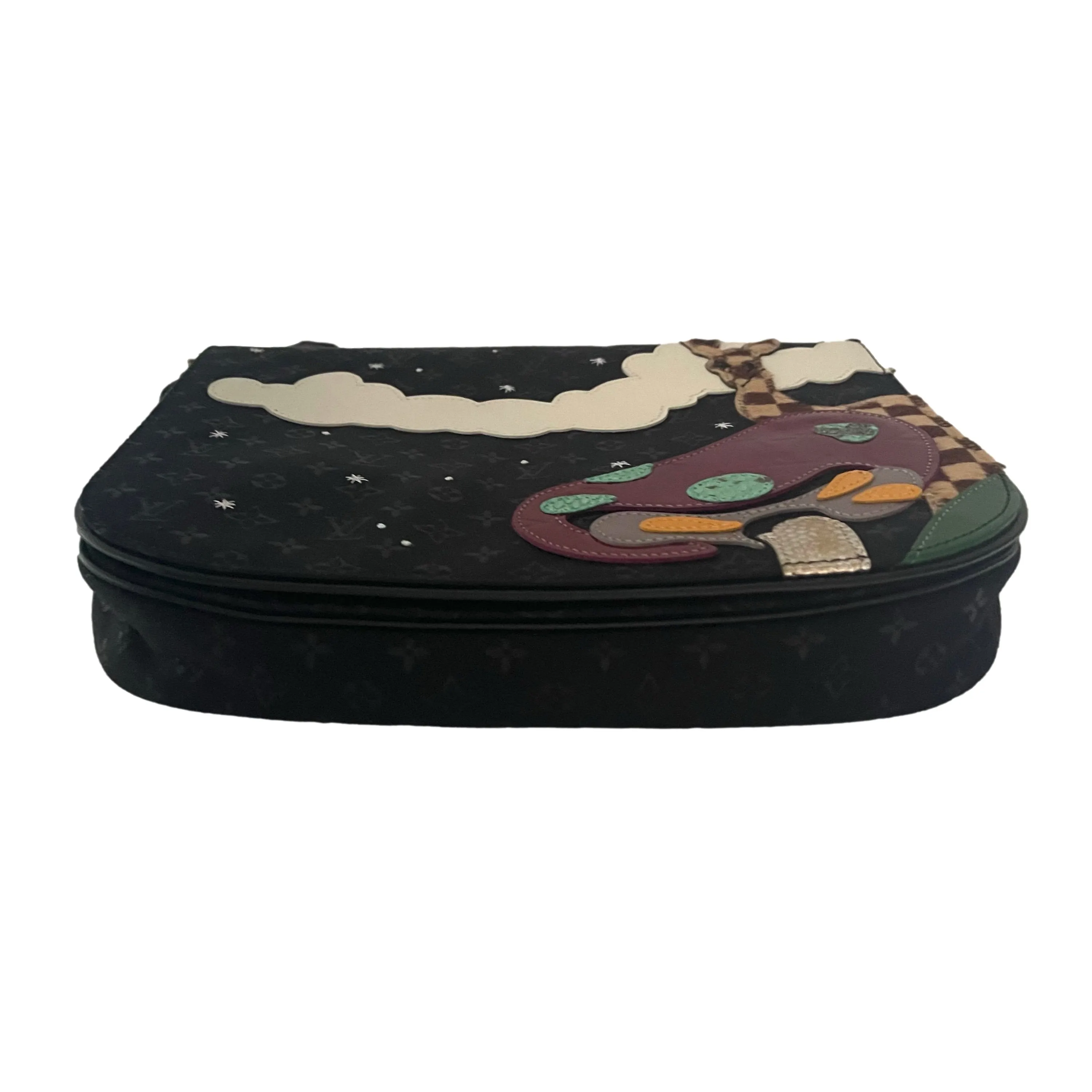 Louis Vuitton Black Monogram Mushroom Crossbody Bag