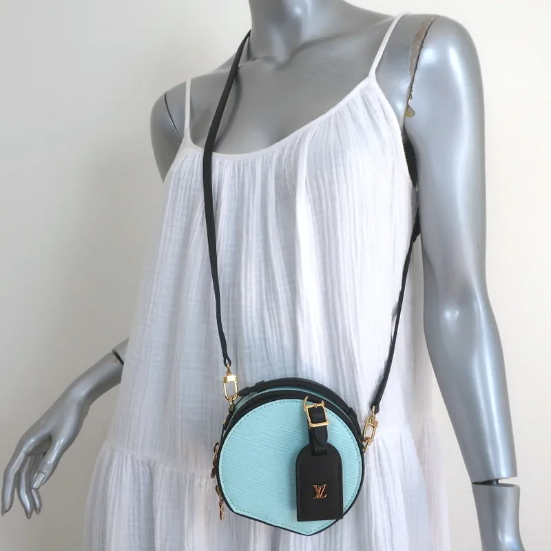 Louis Vuitton Mini Boite Chapeau Bag Sea Epi Leather Crossbody NEW