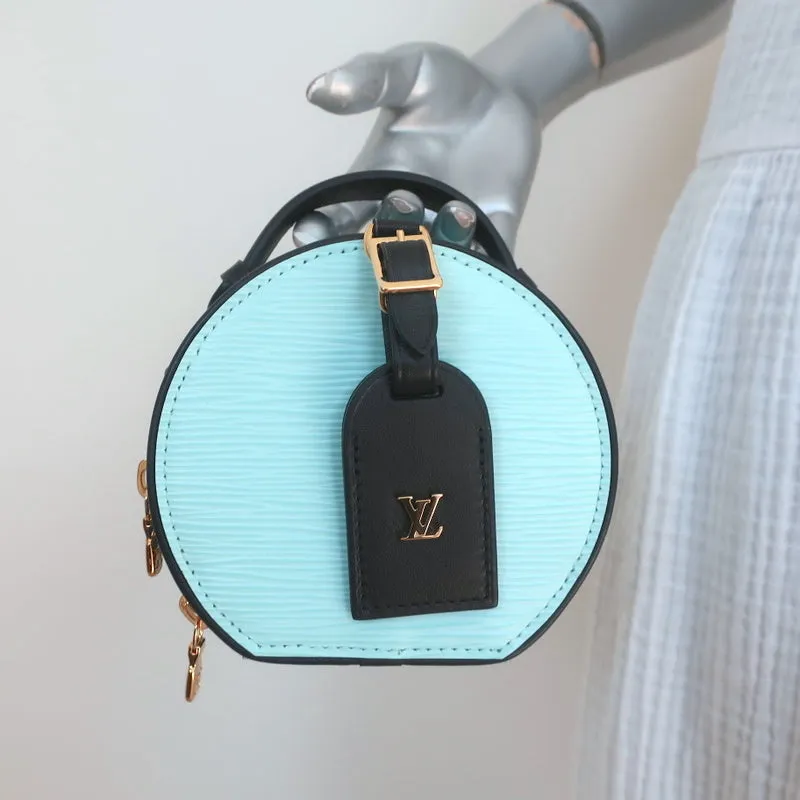 Louis Vuitton Mini Boite Chapeau Bag Sea Epi Leather Crossbody NEW