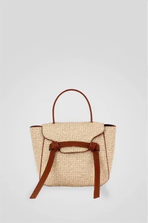 <tc>Lorry Sac à main en osier couleur tabac pour femme</tc>