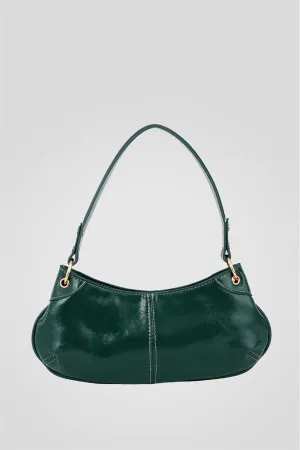 <tc>Sac à main pour femme Leroy vert avec anse.</tc>