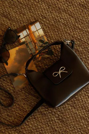 <tc>Sac à main pour femme Ribbon Marron Acide.

</tc>