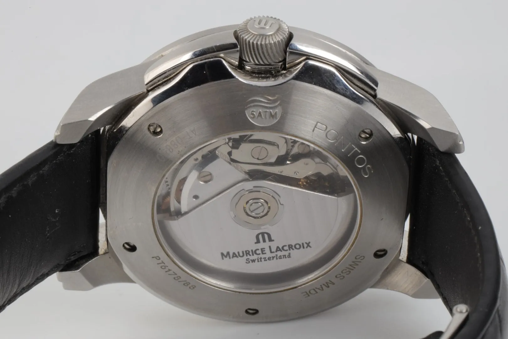 ﻿Maurice Lacroix Pontos PT6178/88 43mm Men's Watch (Box Papers)