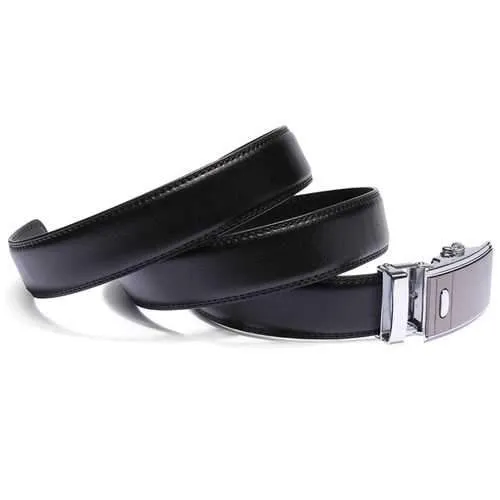 Mens Automatic Buckle Business New Design Leather Cowhide Belt