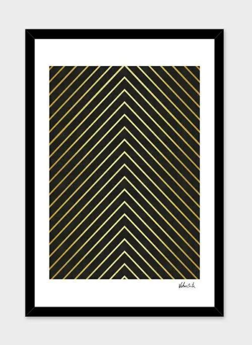 Minimalist and golden art   Frame