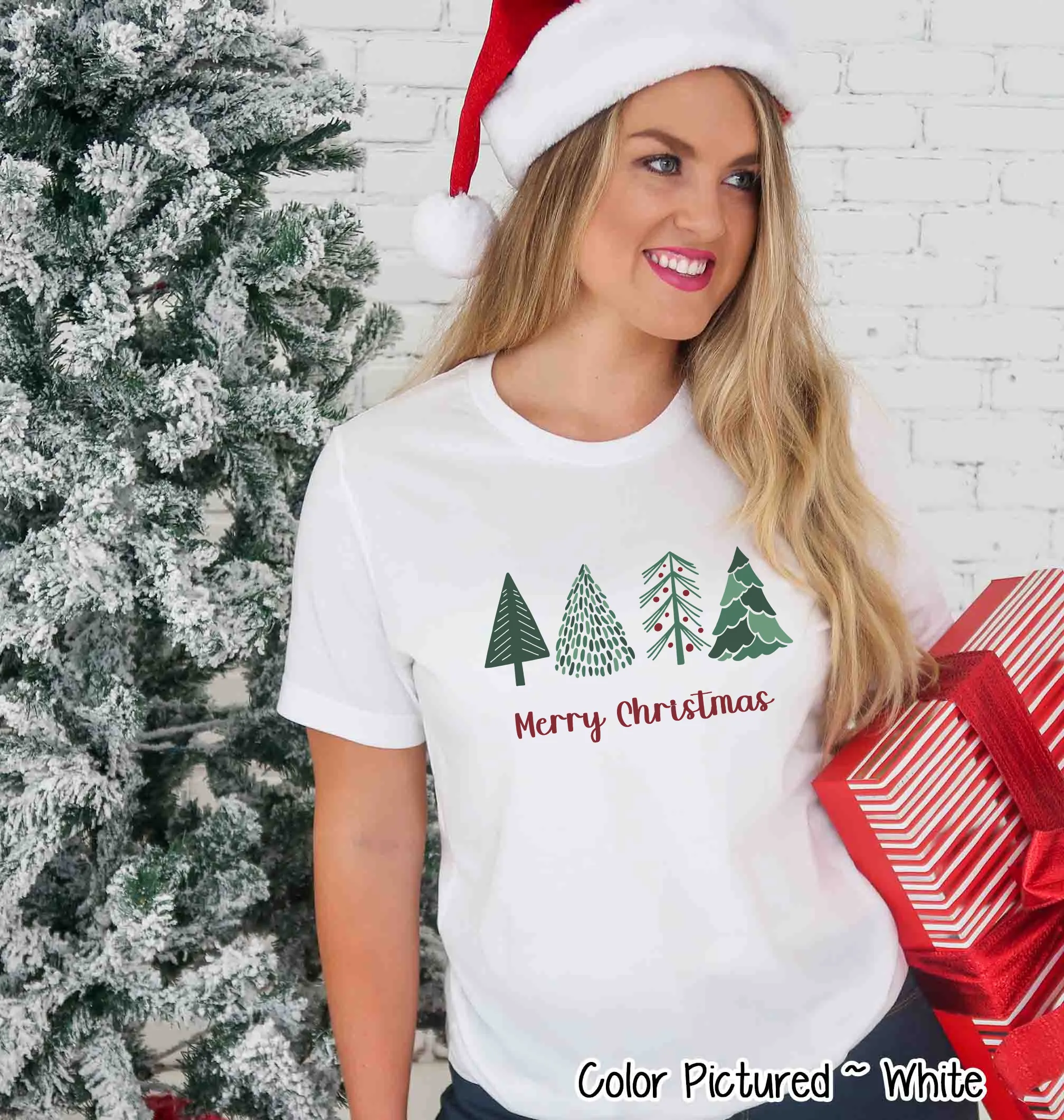 Minimalist Christmas Tree Tee