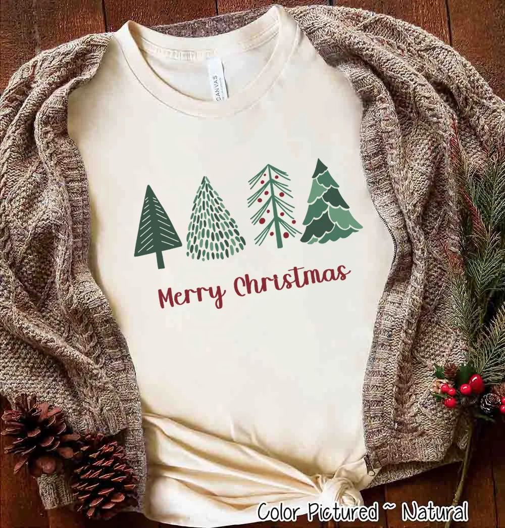 Minimalist Christmas Tree Tee