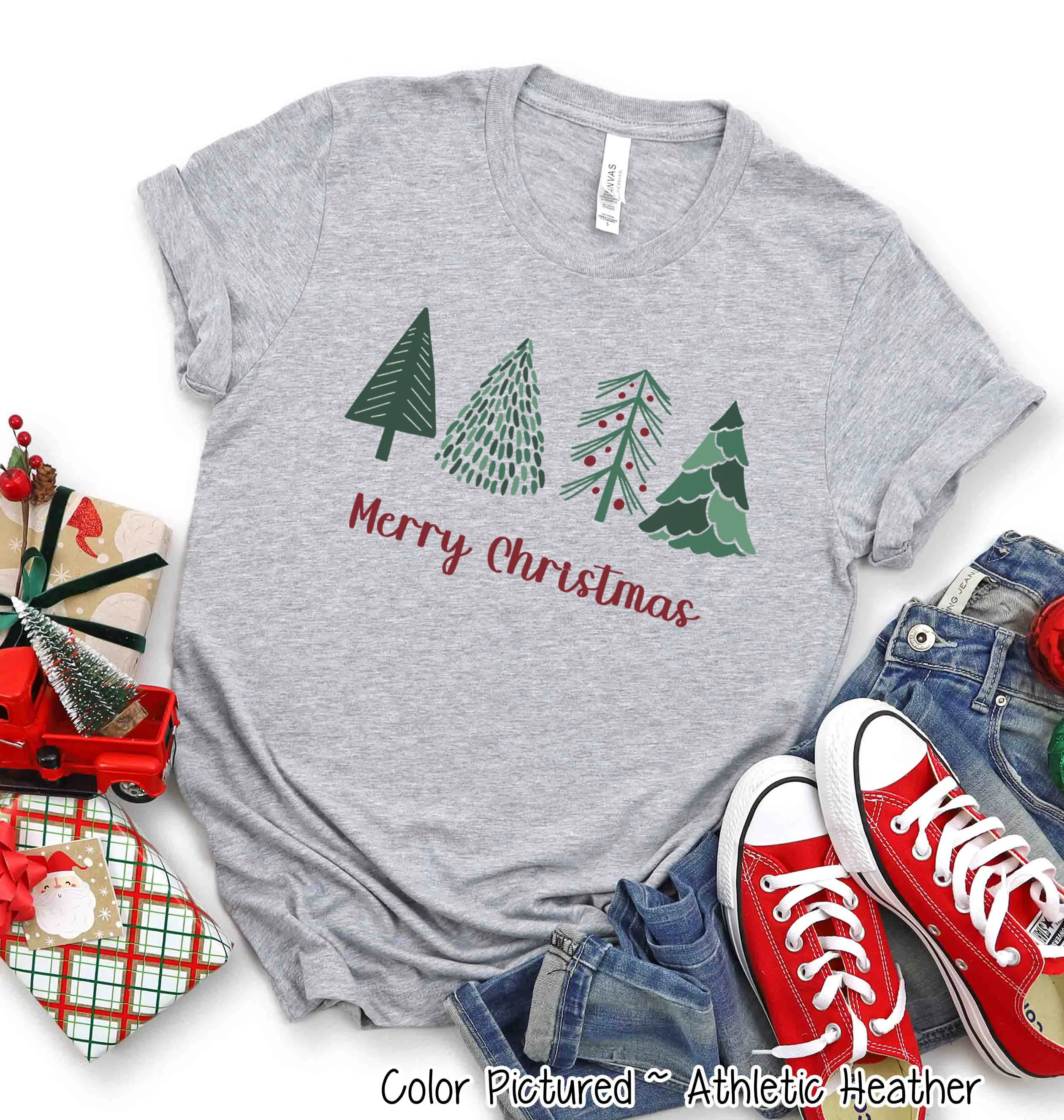 Minimalist Christmas Tree Tee