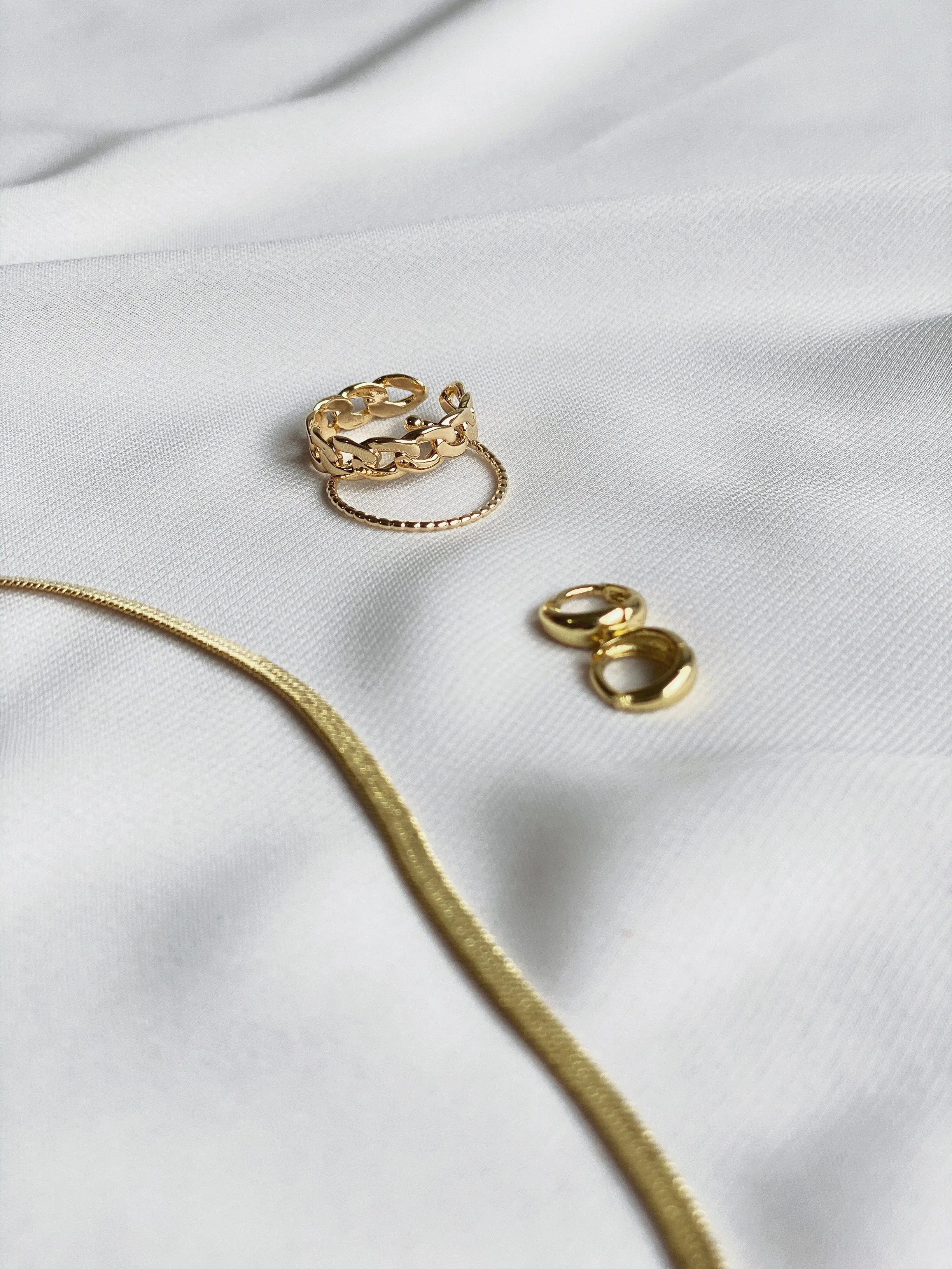 Minimalist Gold Hoops