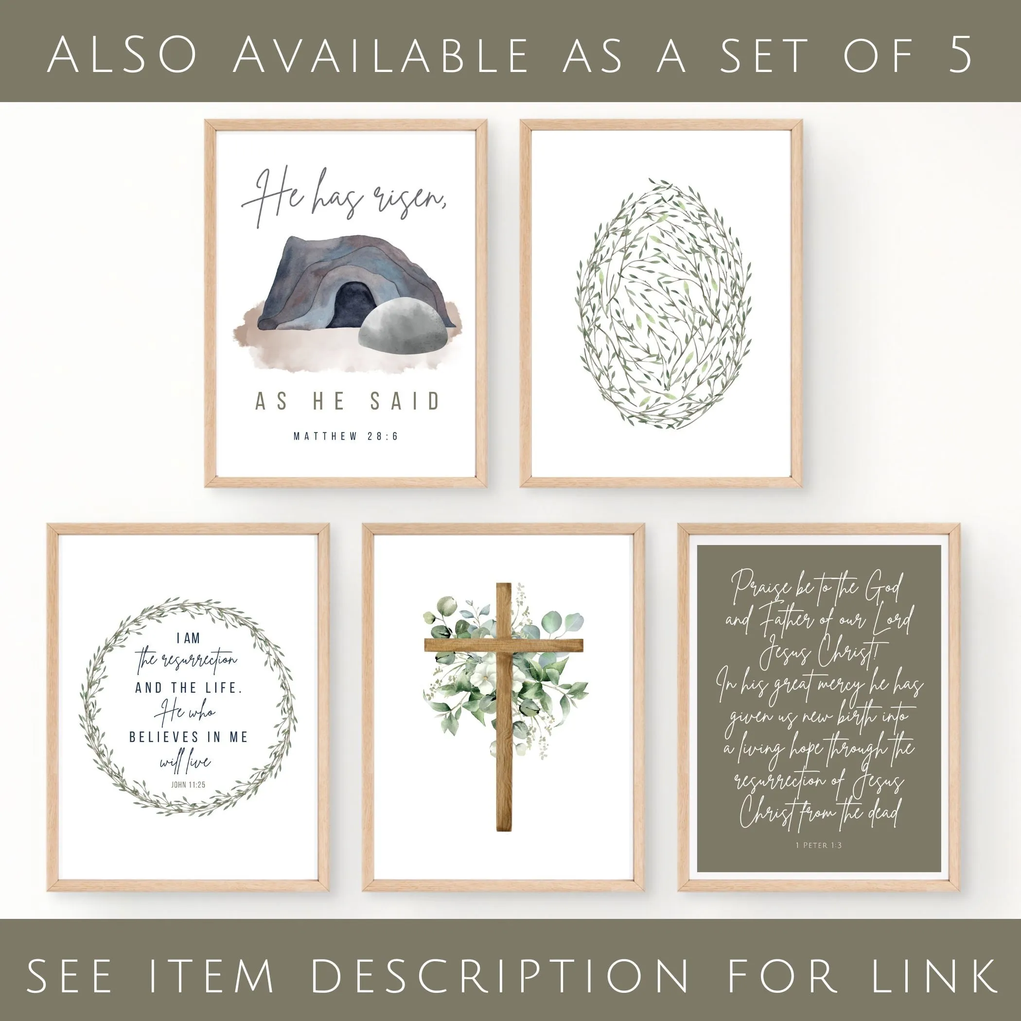 Minimalist Leafy Egg - Printable Wall Art