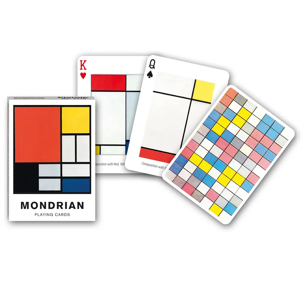 Mondrian PLaying Cards By Piatnik