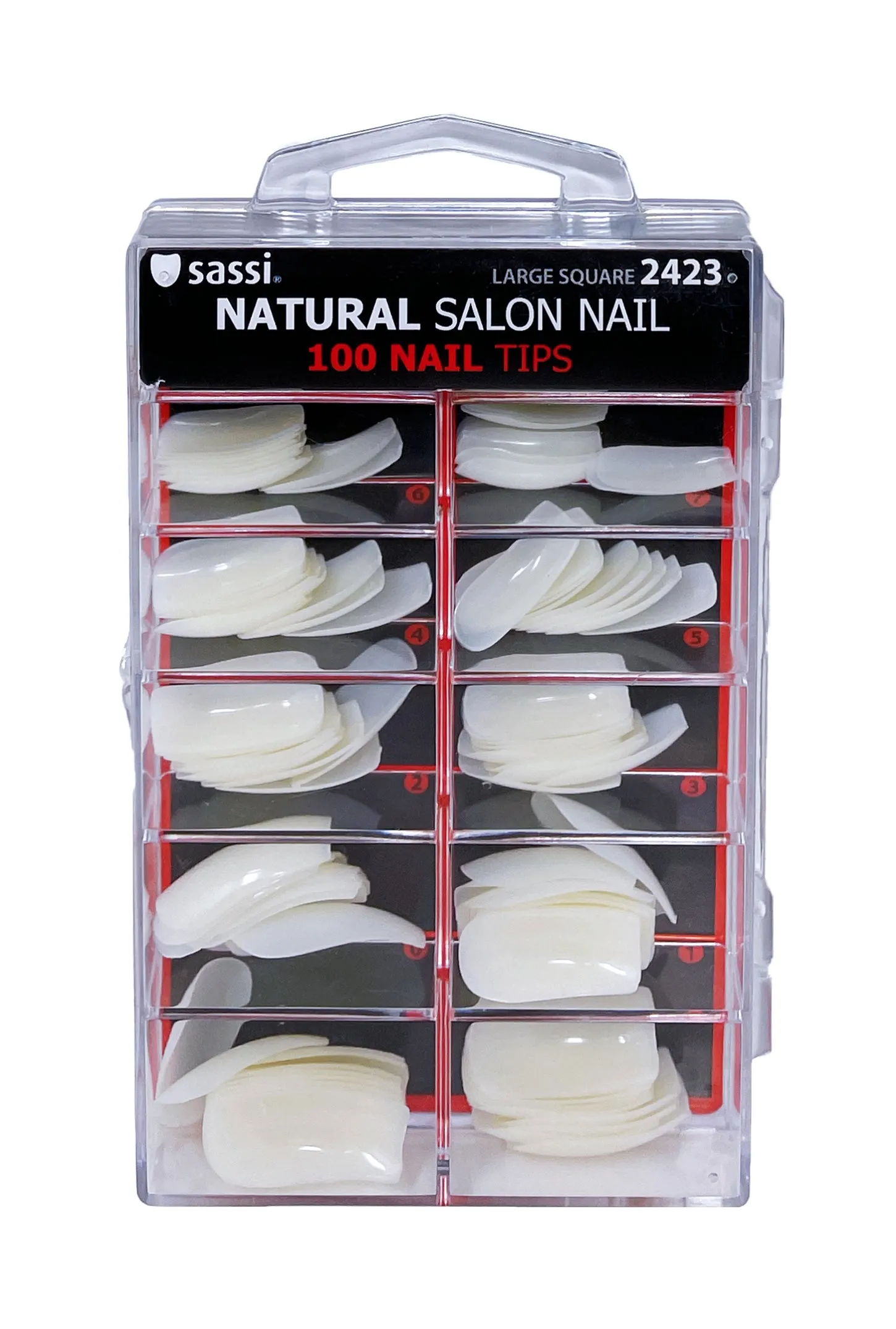 Natural Large Square Full Cover Nail 100tips
