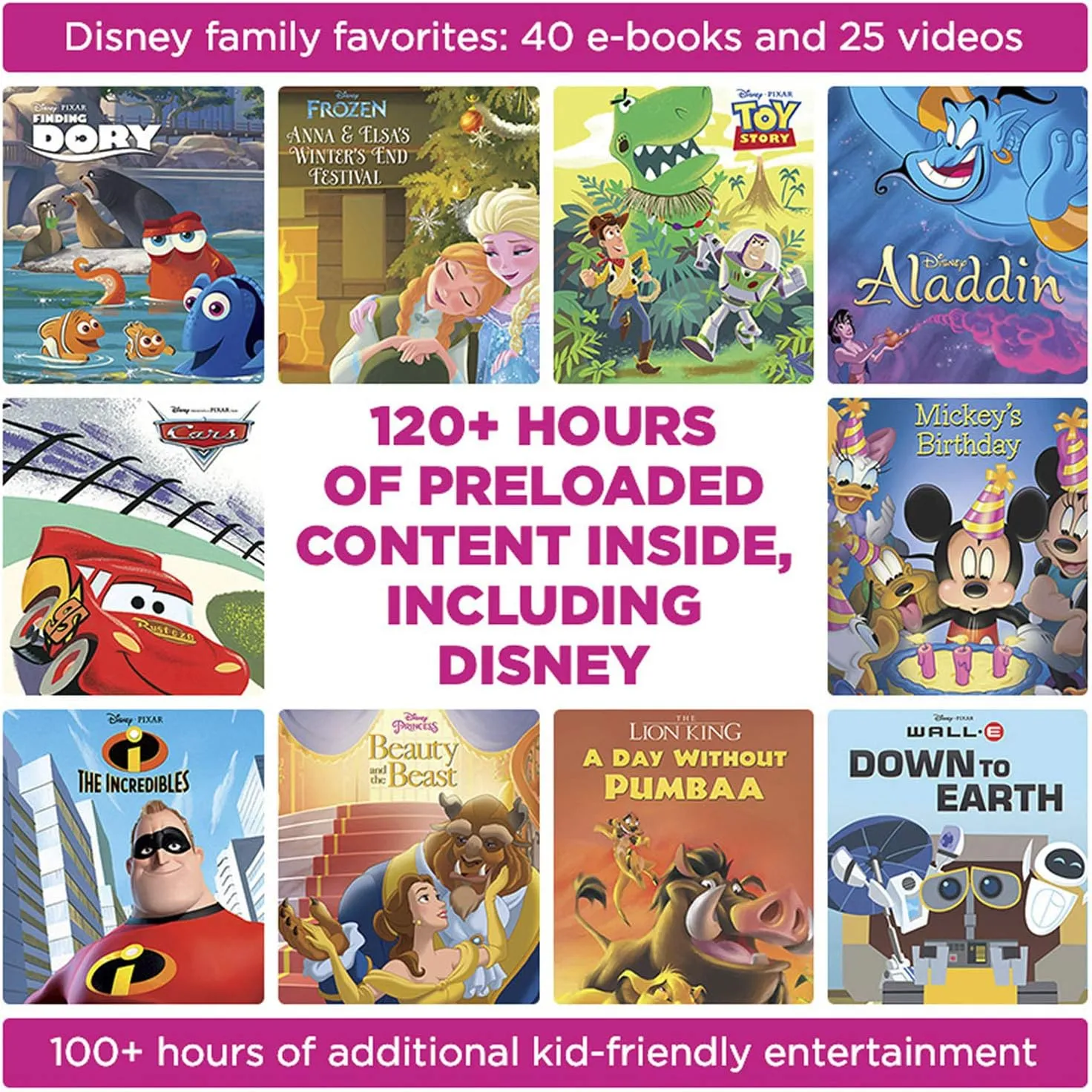 NEW CINEMOOD Portable Movie Theater - Includes Educational Disney Content, Streams Netflix, Videos and YouTube - Anytime, Anyplace - Includes Box, No Manual - Retails $299 