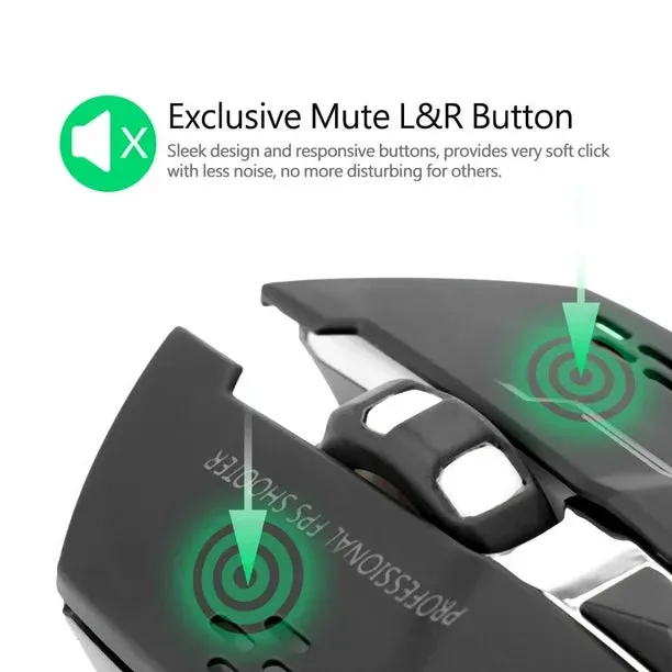 New Gaming Mouse Mouse High-speed Black