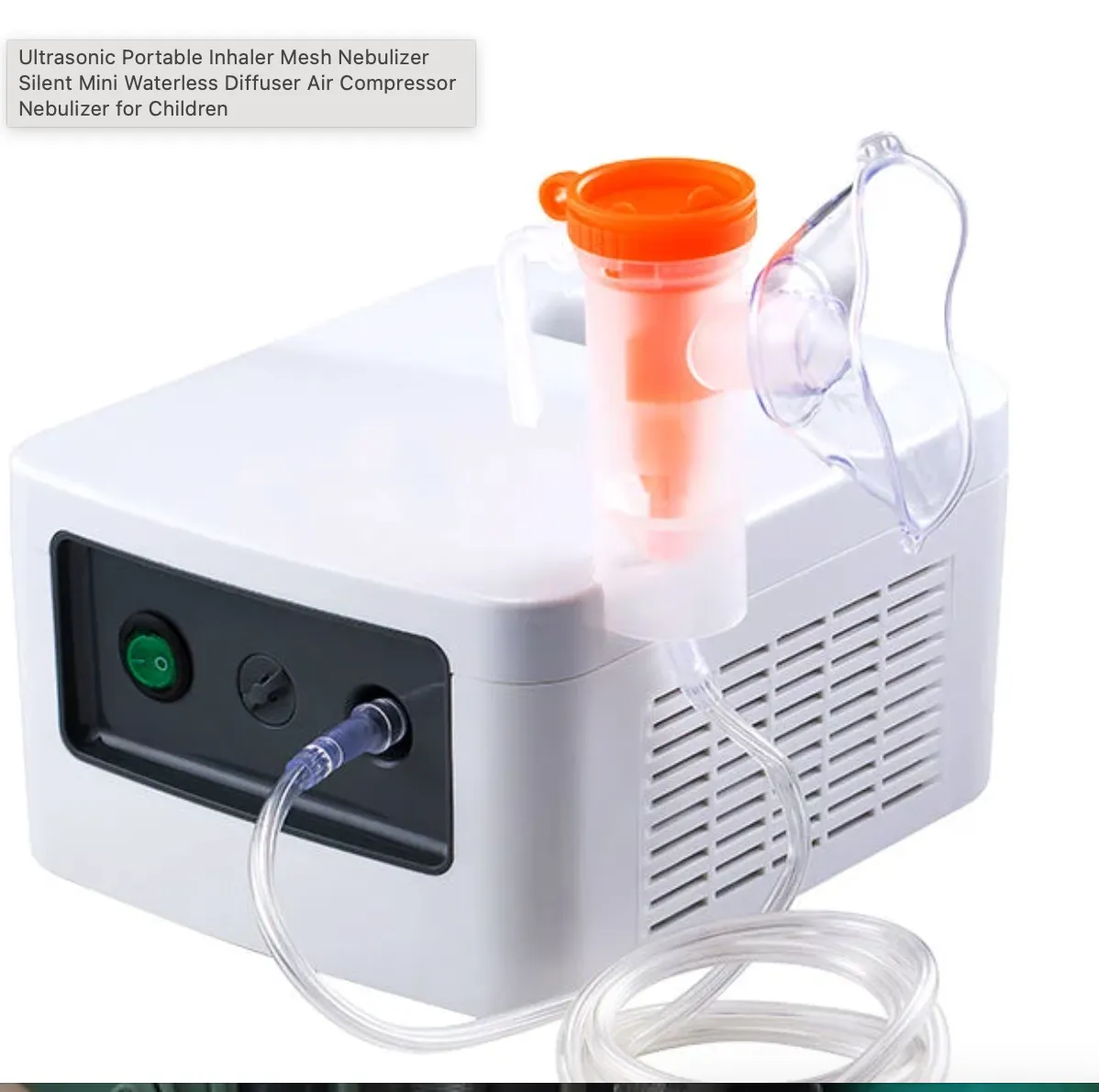 New in box! Anobau Ultrasonic Portable Inhaler Mesh Nebulizer Silent Mini Waterless Diffuser Air Compressor Nebulizer for Adults & Children