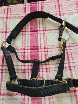 New with tags KM Elite black pony head collar FREE POSTAGE ✅️
