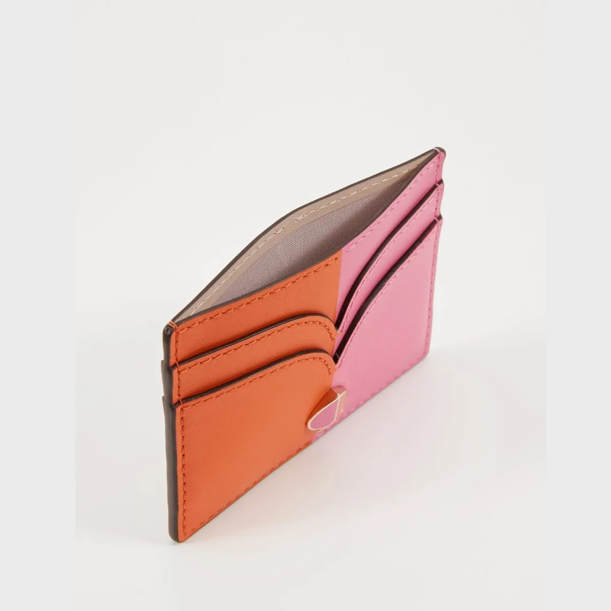 Nicola Bicolor Juicy Orange and Hibiscus Tea Cardholder
