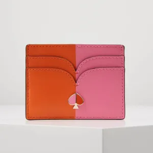 Nicola Bicolor Juicy Orange and Hibiscus Tea Cardholder