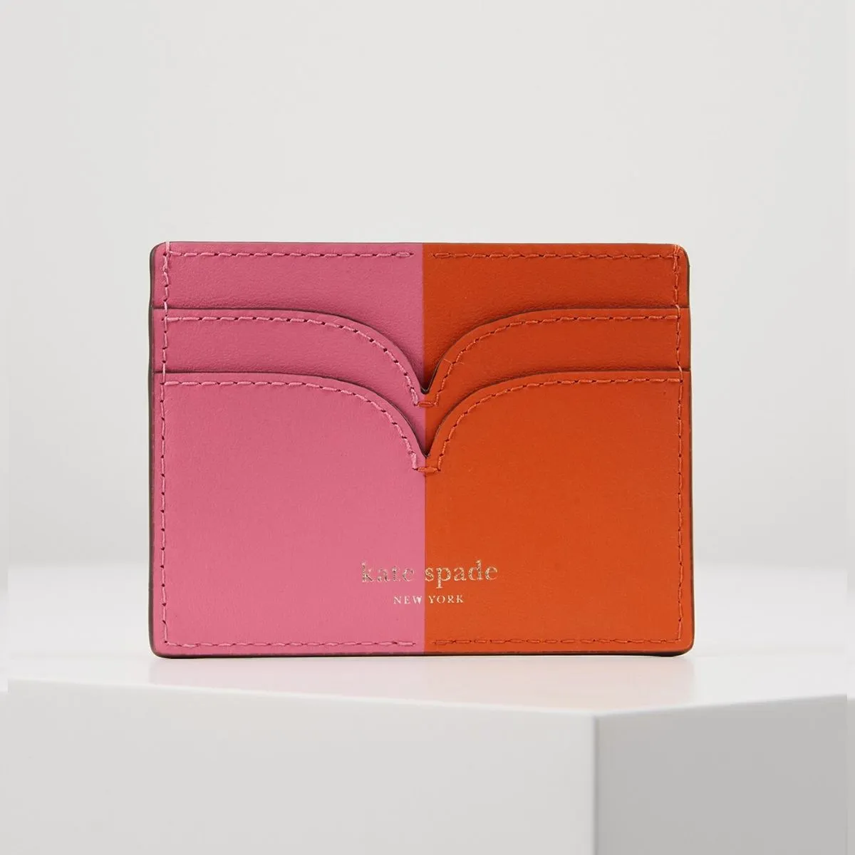 Nicola Bicolor Juicy Orange and Hibiscus Tea Cardholder
