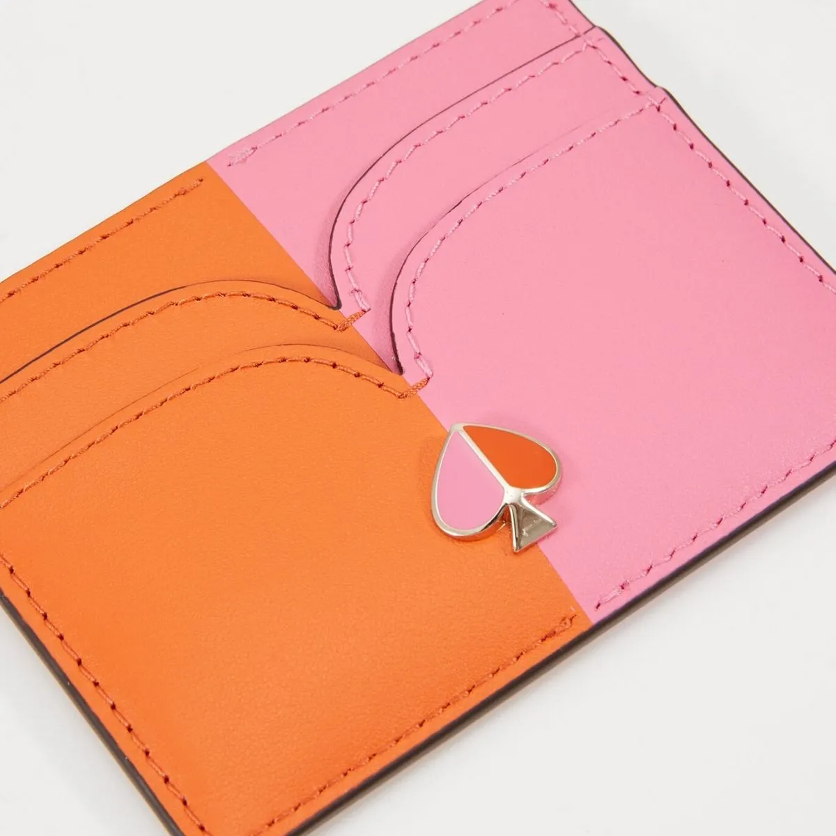 Nicola Bicolor Juicy Orange and Hibiscus Tea Cardholder