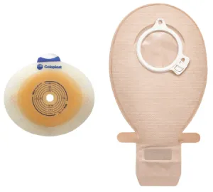 Ostomy Barrier SenSura Click PreCut Flexible Double Layer Adhesive 1-9/16" Flange Green Code 7/8" (#11012 Sold Per Box)