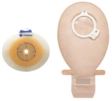 Ostomy Barrier SenSura Click PreCut Flexible Double Layer Adhesive 1-9/16" Flange Green Code 7/8" (#11012 Sold Per Box)