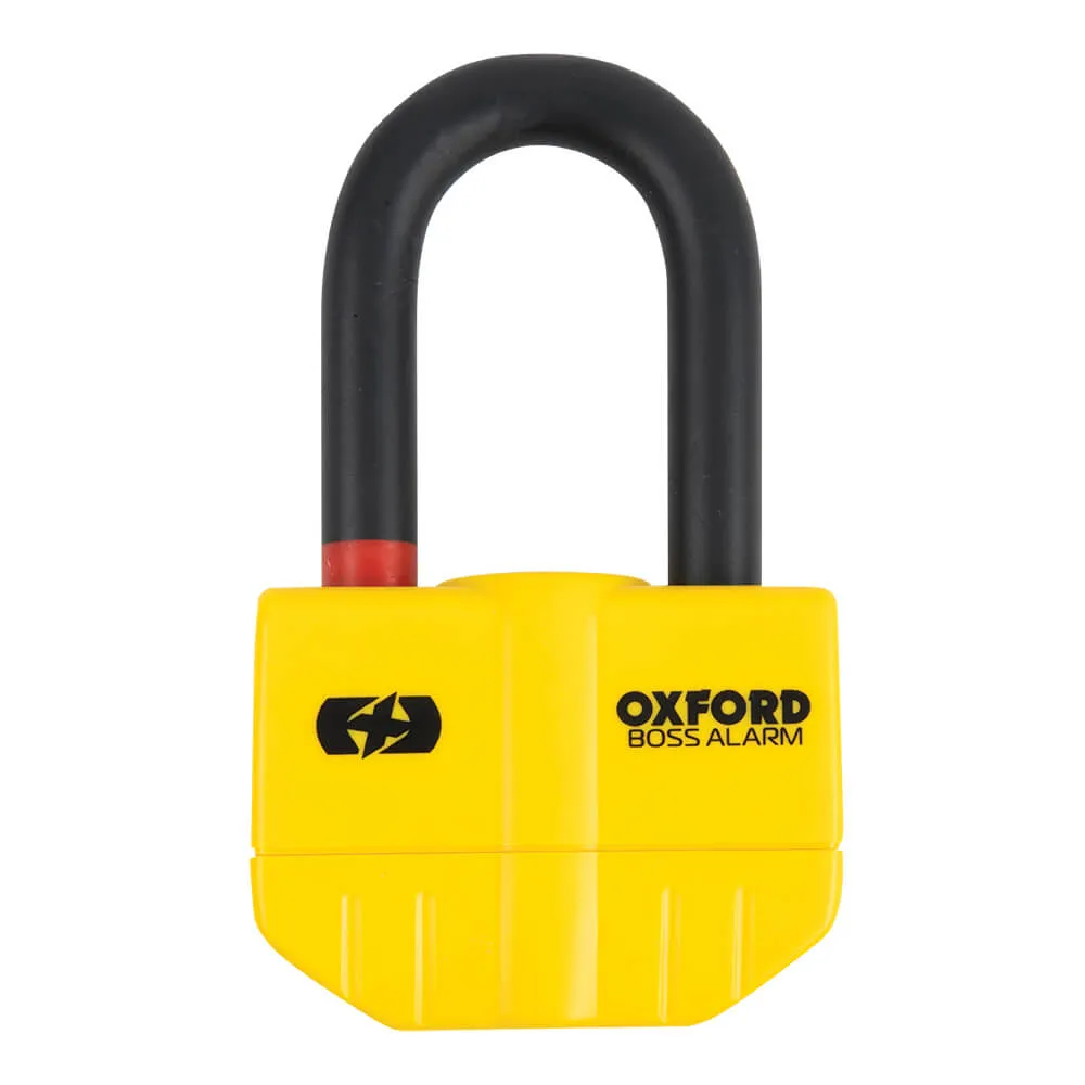 Oxford Boss Alarm 14mm Disc Lock Yellow
