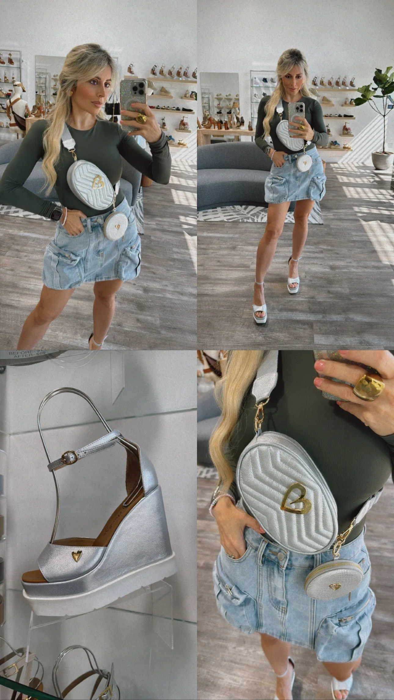 Pamela Multi Bag - Silver