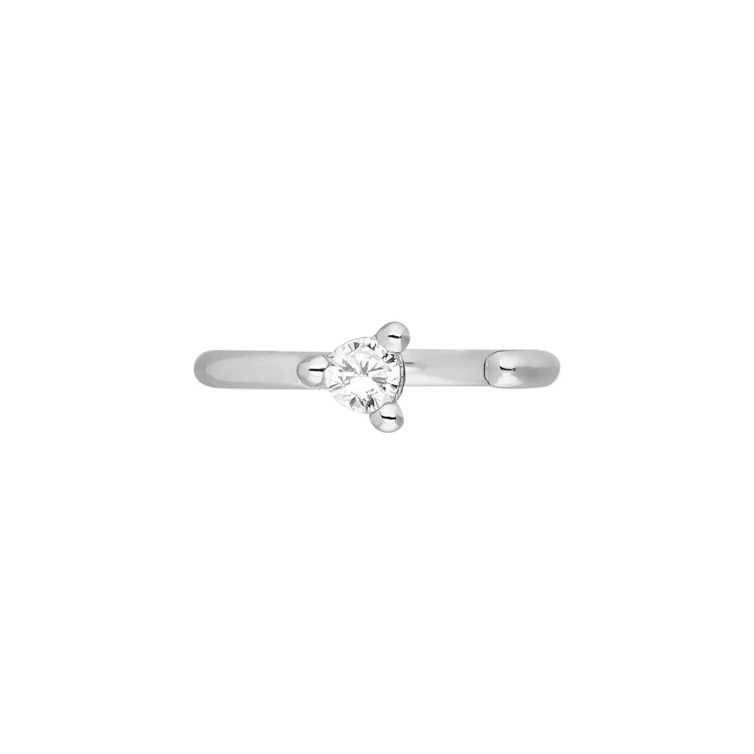 PENDIENTE PIERCING ARO DE PLATA LIGHT MINIMALIST