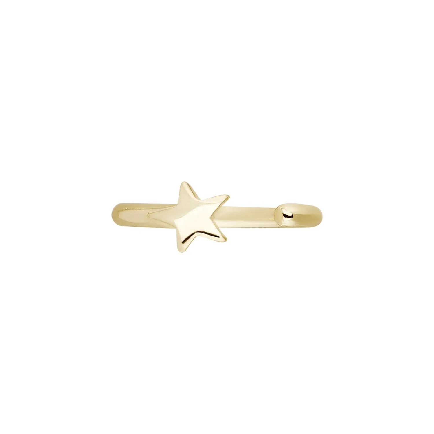 PENDIENTE PIERCING ARO STAR-MINIMALIST