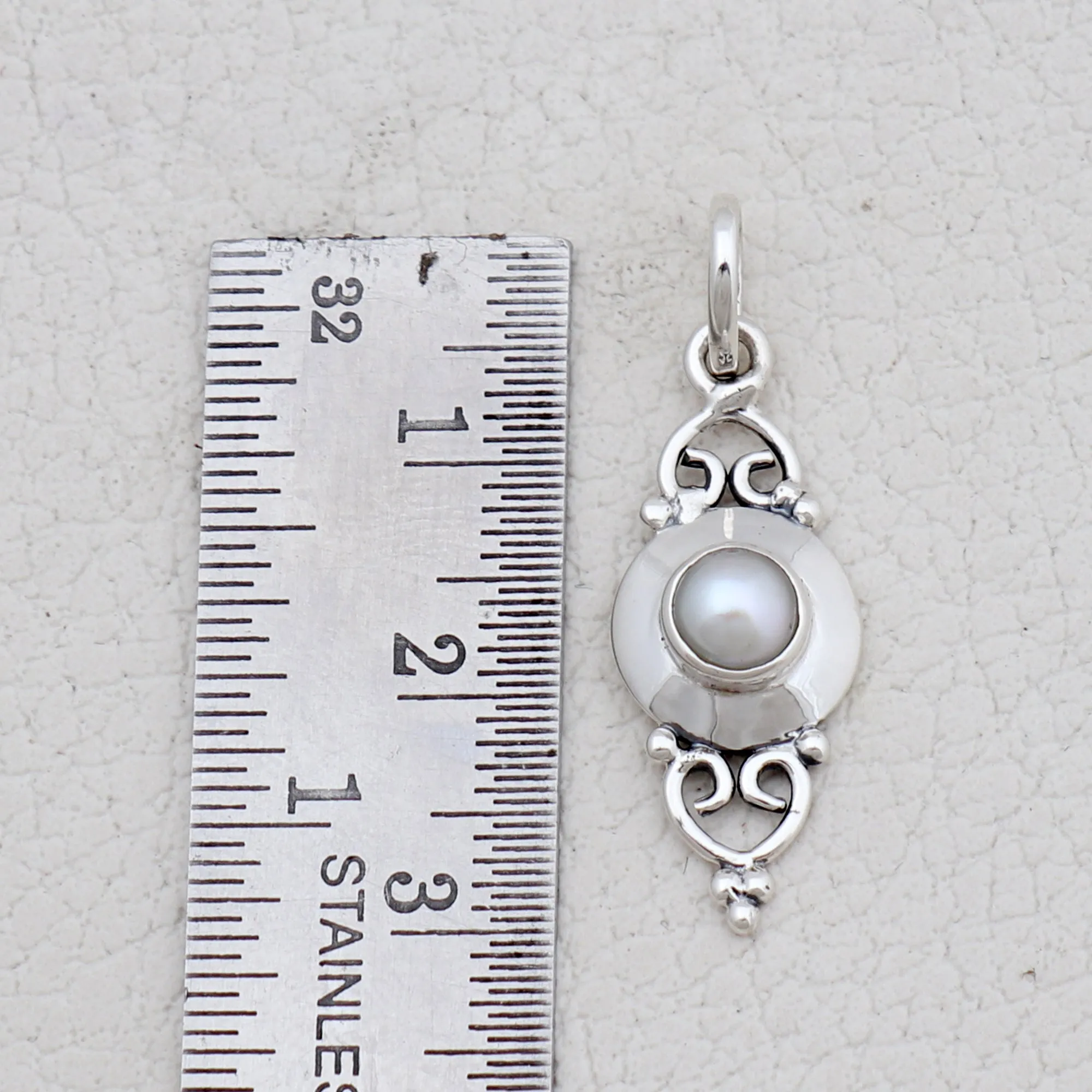 Peridot Silver Minimalist Pendant
