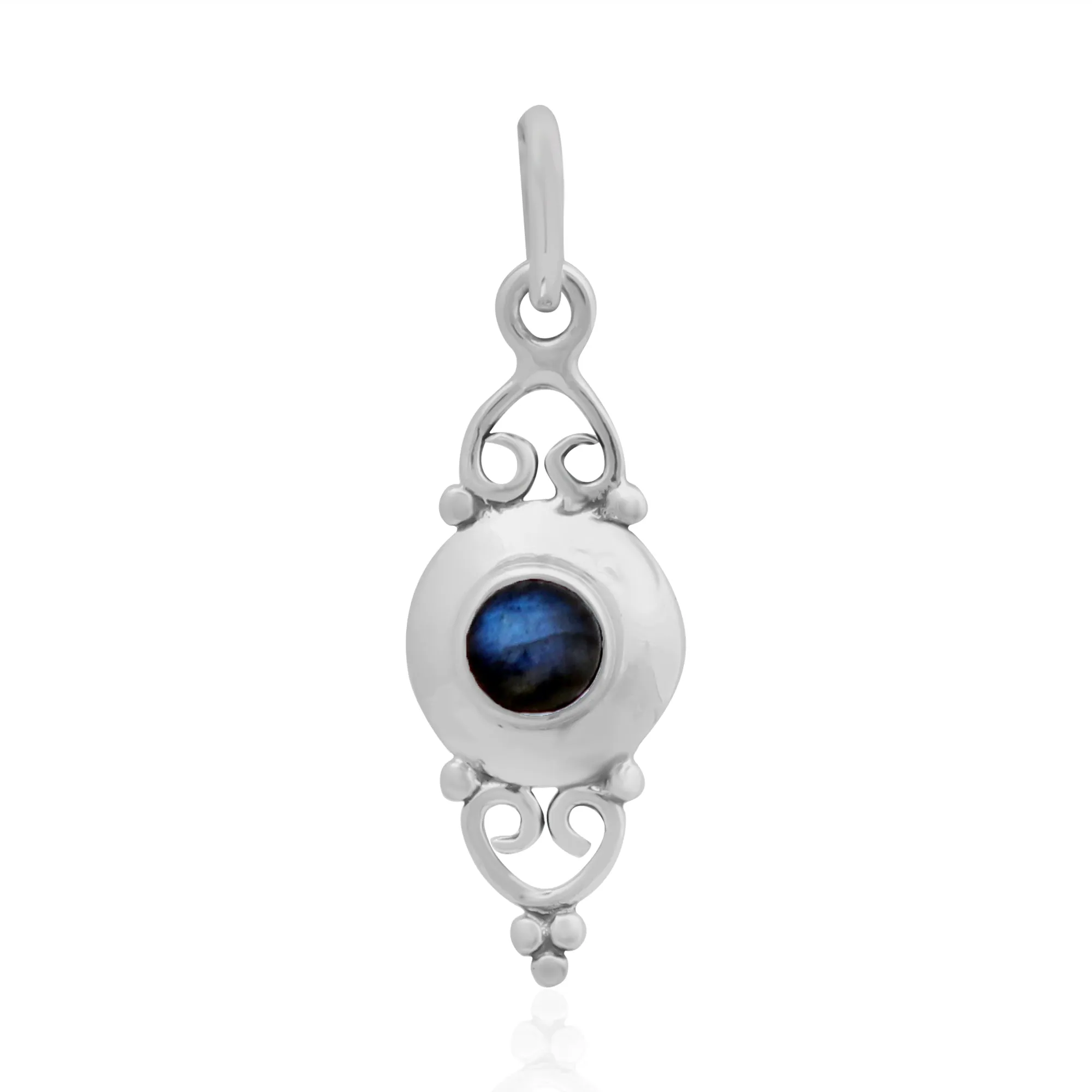 Peridot Silver Minimalist Pendant