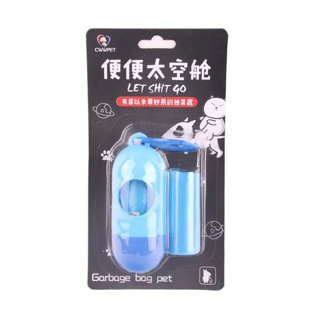 Pet Toy Dog Poop Bag Dispenser Waste Garbage Bags Carrier Holder Dispenser   Poop Bags 15pcs/Rolls Pet Waste Poop Bag Dog Toy