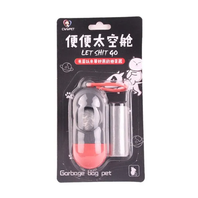 Pet Toy Dog Poop Bag Dispenser Waste Garbage Bags Carrier Holder Dispenser   Poop Bags 15pcs/Rolls Pet Waste Poop Bag Dog Toy