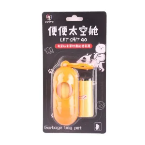 Pet Toy Dog Poop Bag Dispenser Waste Garbage Bags Carrier Holder Dispenser   Poop Bags 15pcs/Rolls Pet Waste Poop Bag Dog Toy